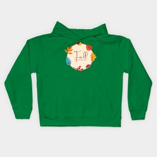 Fall Is In The Air Fall Season Kids Hoodie